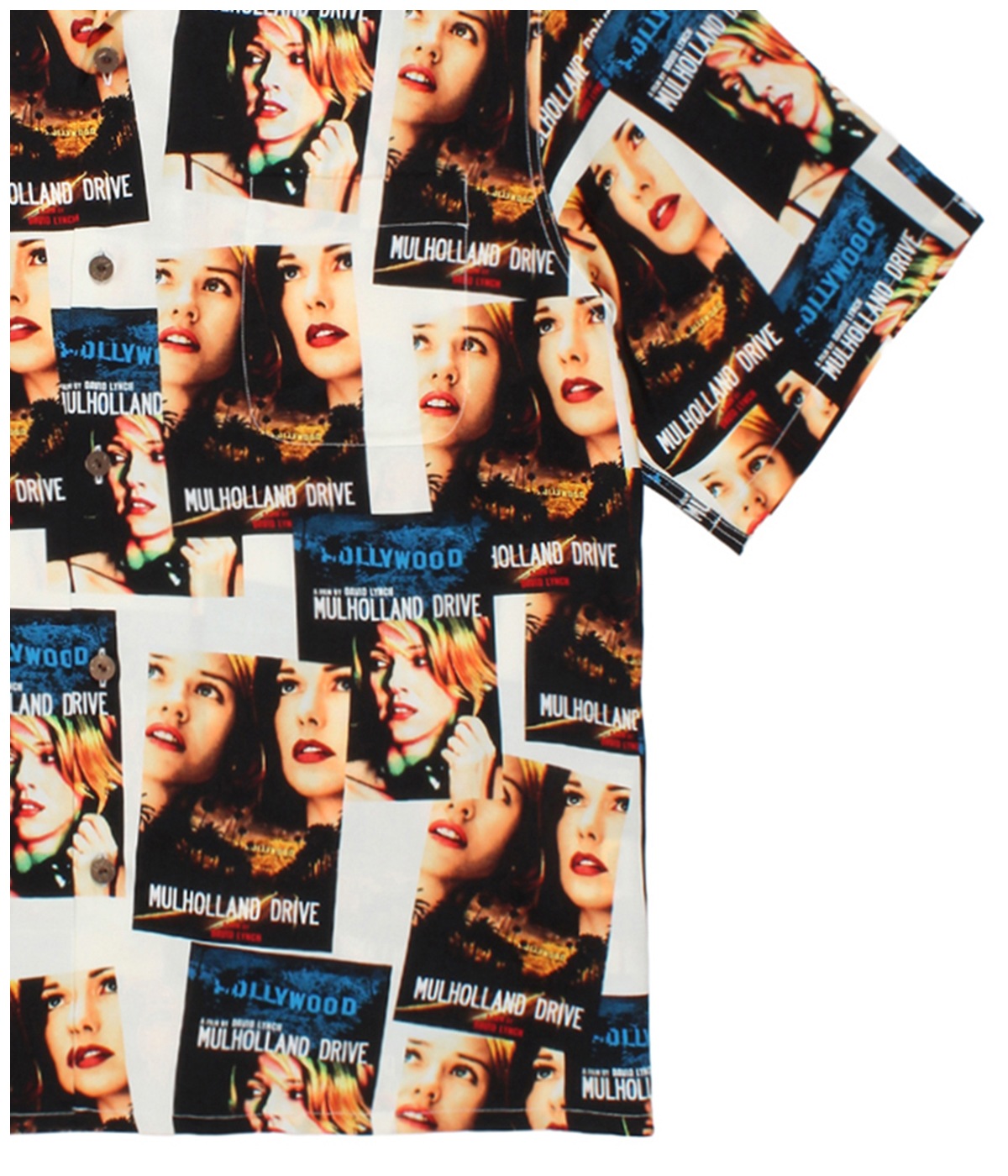 MULHOLLAND DRIVE / HAWAIIAN SHIRT (TYPE-1)【WHITE】