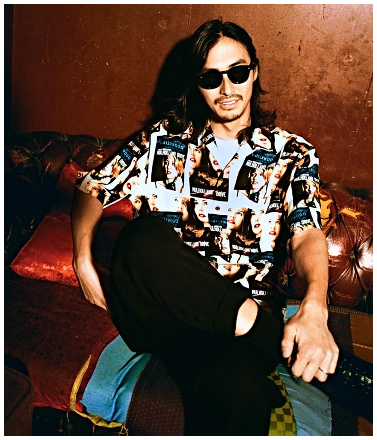 MULHOLLAND DRIVE / HAWAIIAN SHIRT (TYPE-1)【WHITE】