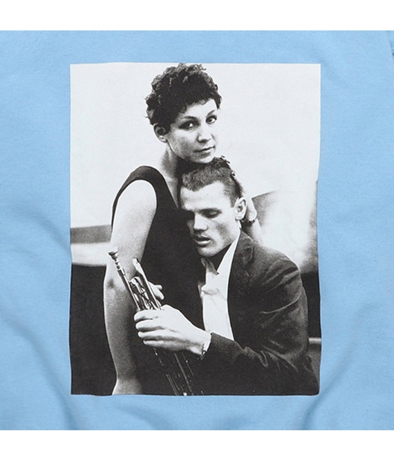 CHET BAKER / CREW NECK SWEAT SHIRT (TYPE-4)【BLUE】｜WACKO MARIA