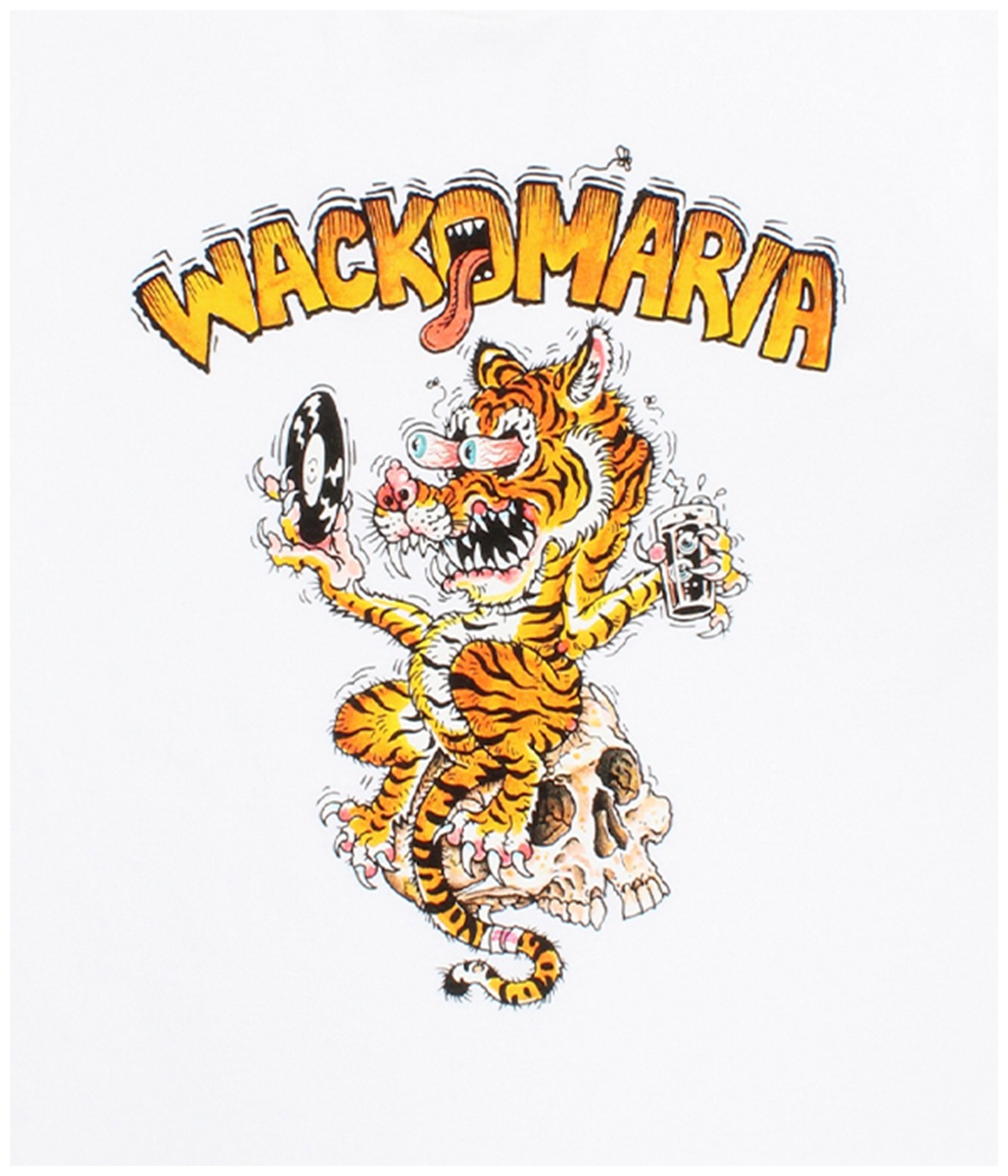 TIM LEHI / WASHED HEAVY T-SHIRT【WHITE】｜WACKO MARIA｜MELTING POT
