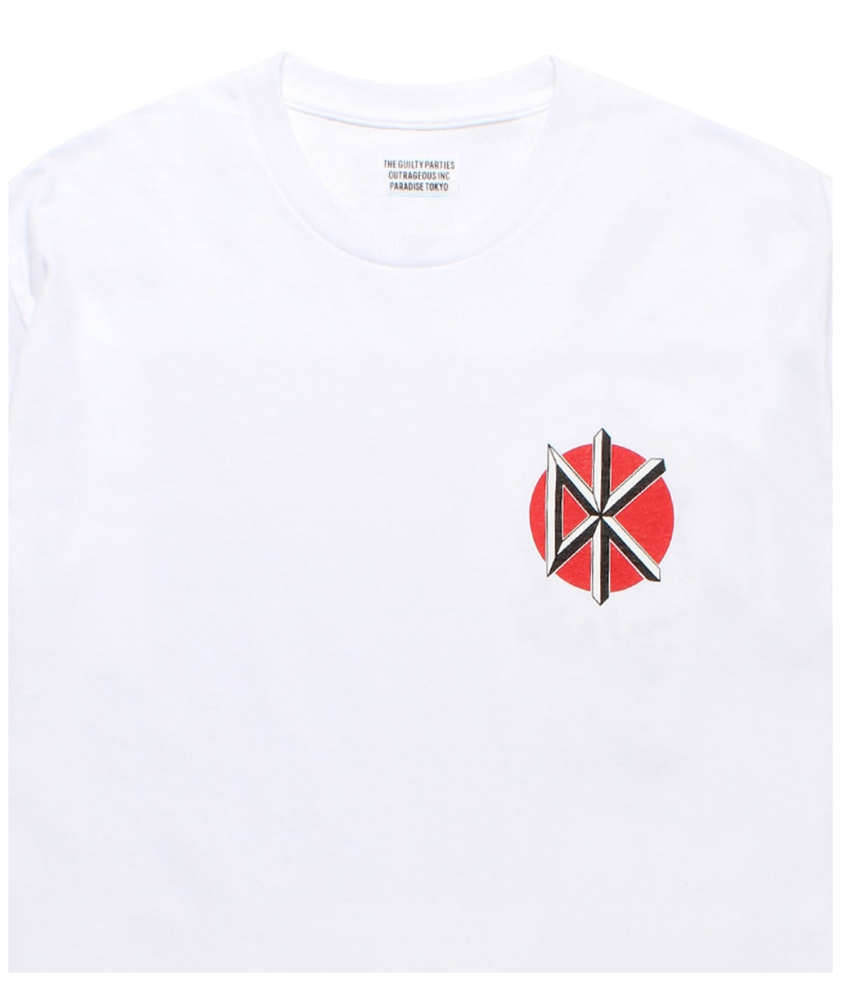 DEAD KENNEDYS / CREW NECK LONG SLEEVE T-SHIRT【WHITE】