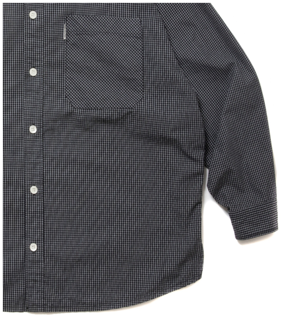 COOTIE Garment Dyed Ripstop Check クーティーM COOTIE Garment Dyed Ripstop Check L/S Shirt クーティー 長袖