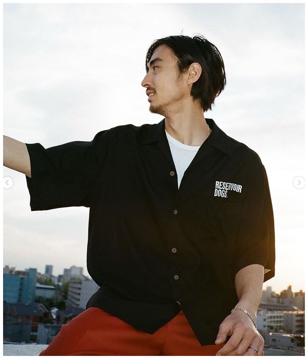 RESERVOIR DOGS / HAWAIIAN SHIRT (TYPE-1)【BLACK】｜WACKO