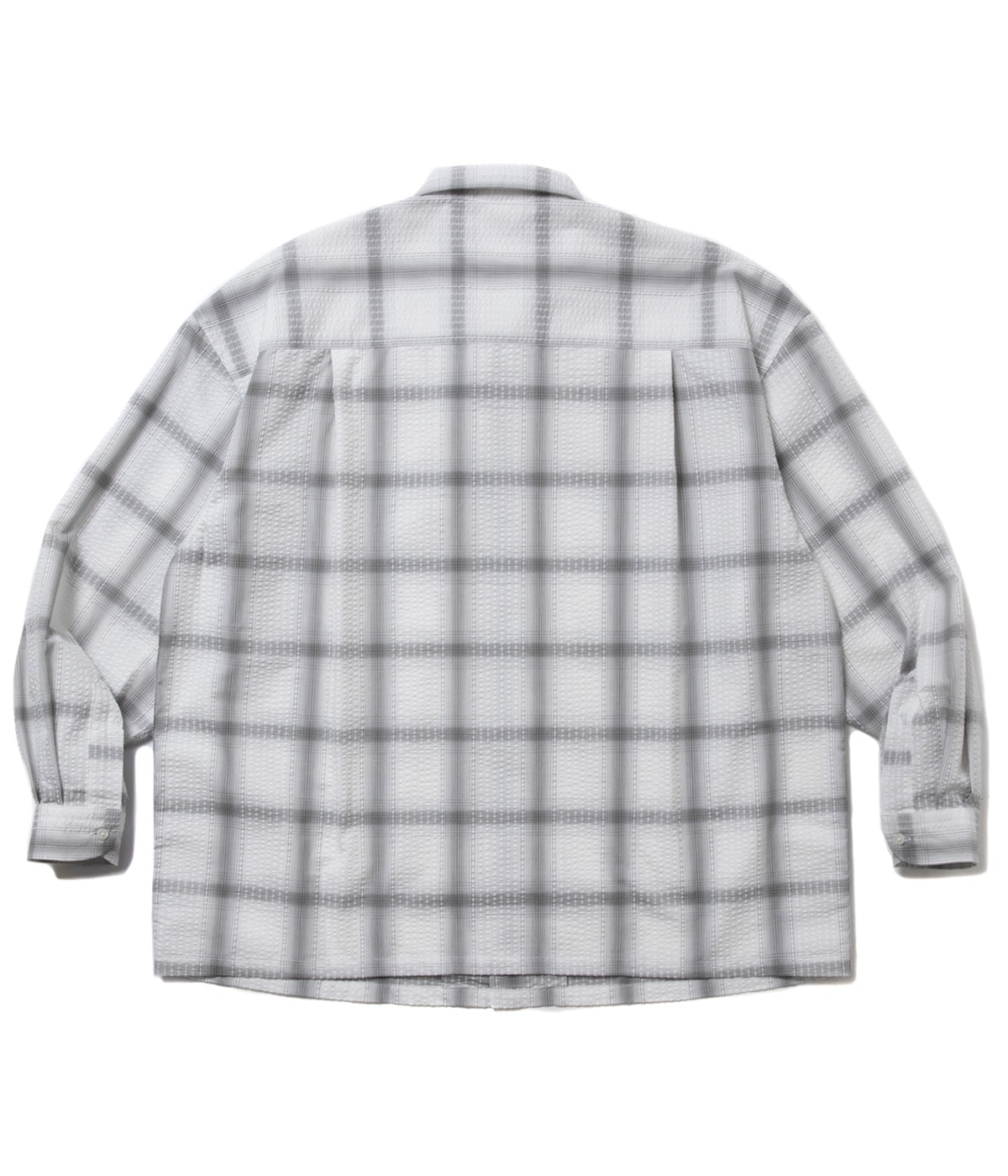 T/C Sucker Ombre Check L/S Shirt【GRAY】｜COOTIE PRODUCTIONS