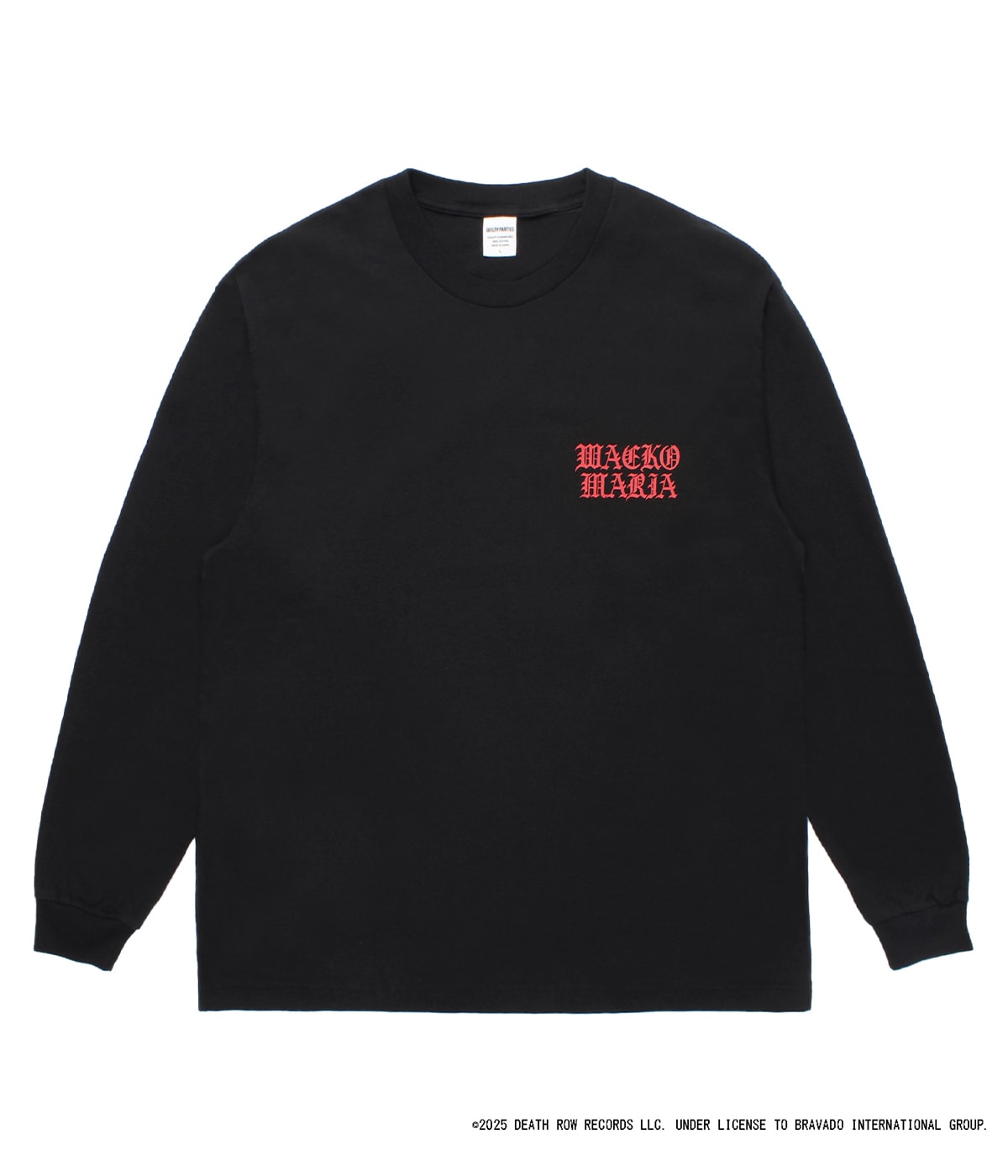 DEATH ROW RECORDS / WASHED HEAVY WEIGHT LONG SLEEVE T-SHIRT