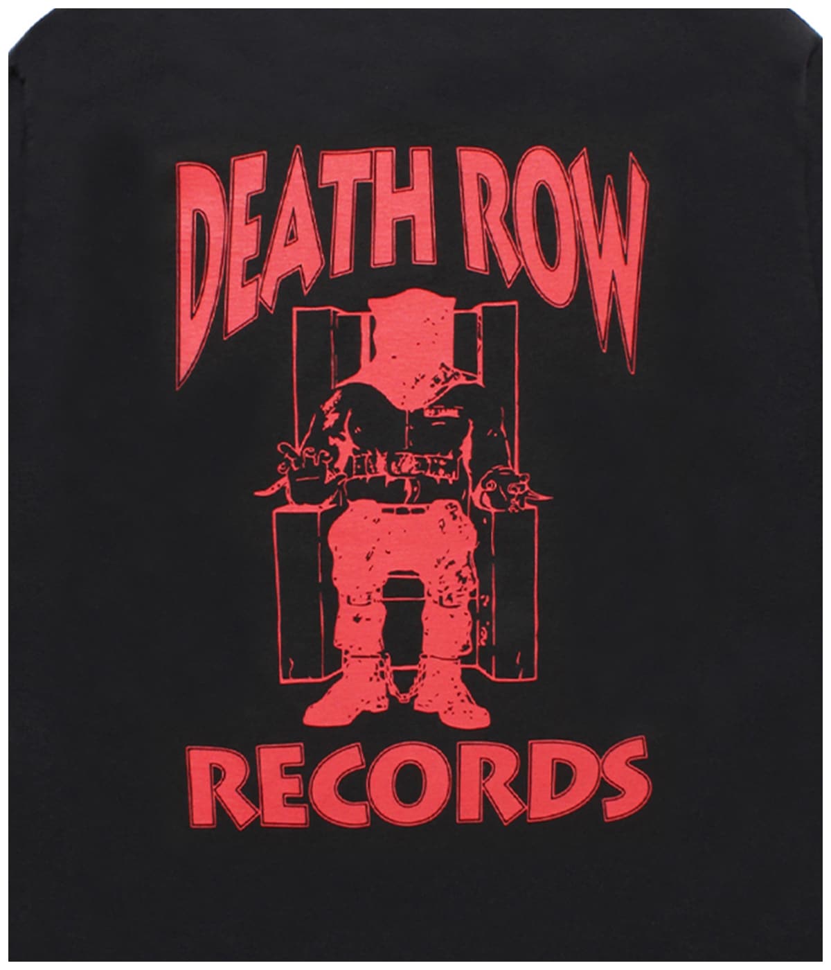 DEATH ROW RECORDS / WASHED HEAVY WEIGHT LONG SLEEVE T-SHIRT【BLACK