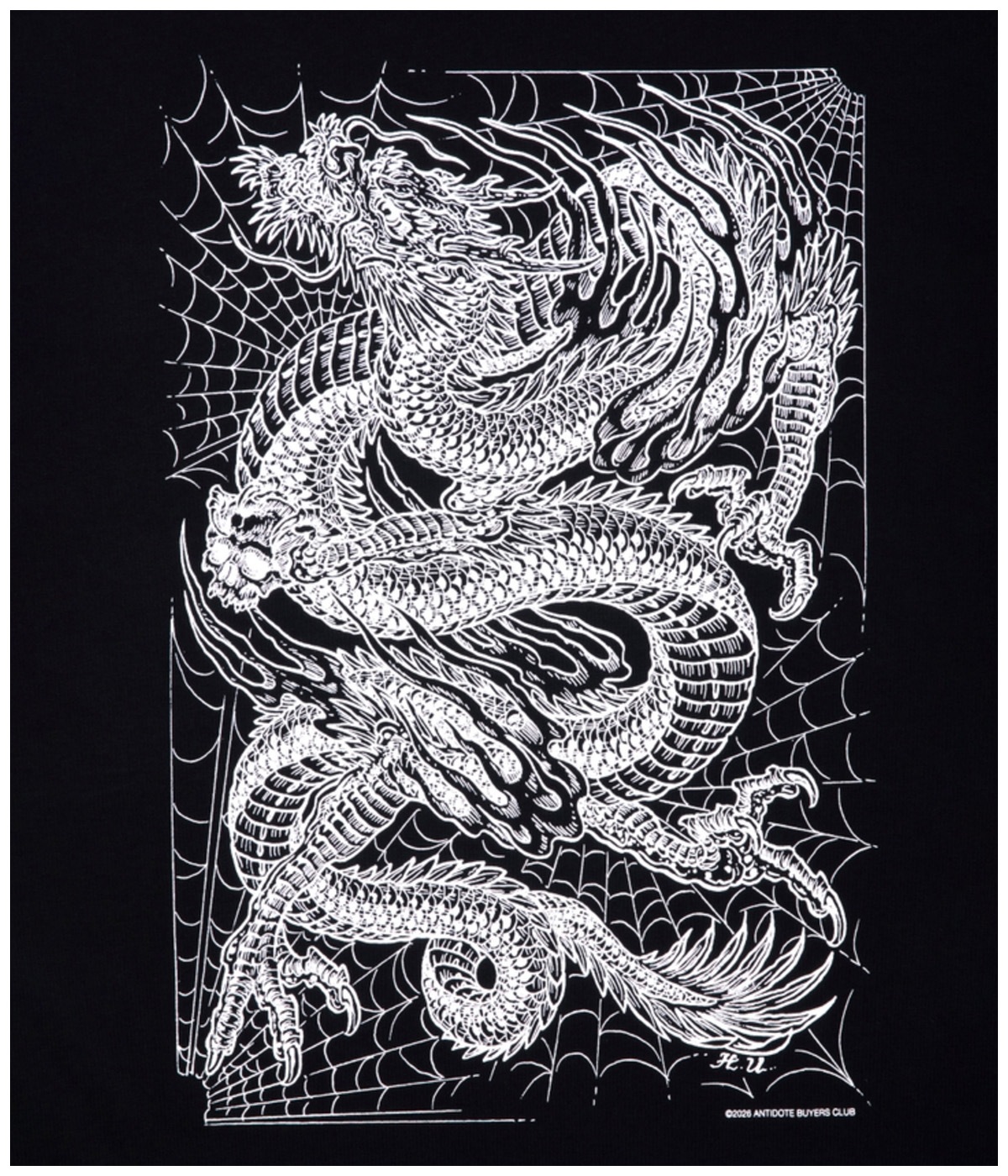 ASIC Oversized S/S Tee (Oriental Dragon)【PURE BLACK】