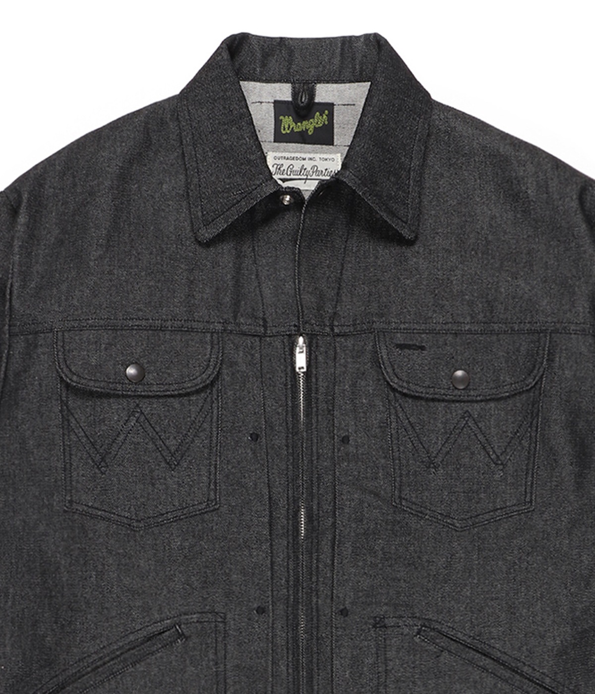 WRANGLER / TRUCKER JACKET【BLACK】｜WACKO MARIA｜MELTING POT（正規