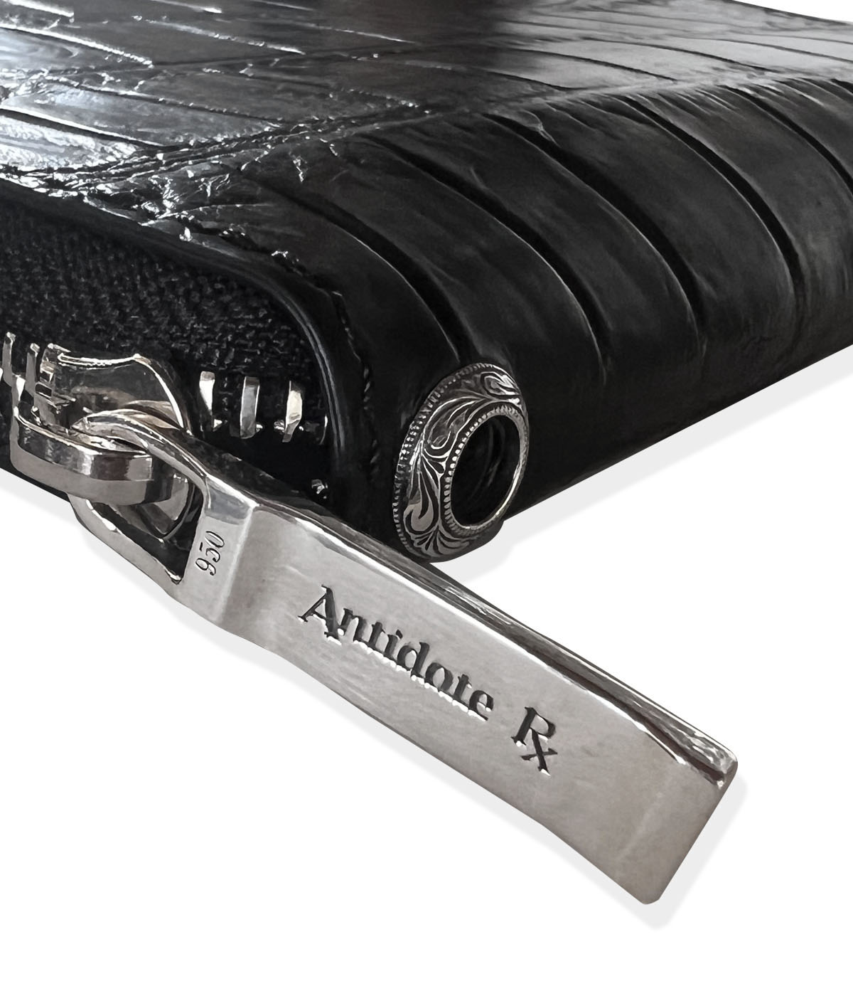 Round Zip Long Wallet (Crocodile)【BLACK】｜Antidote BUYERS CLUB
