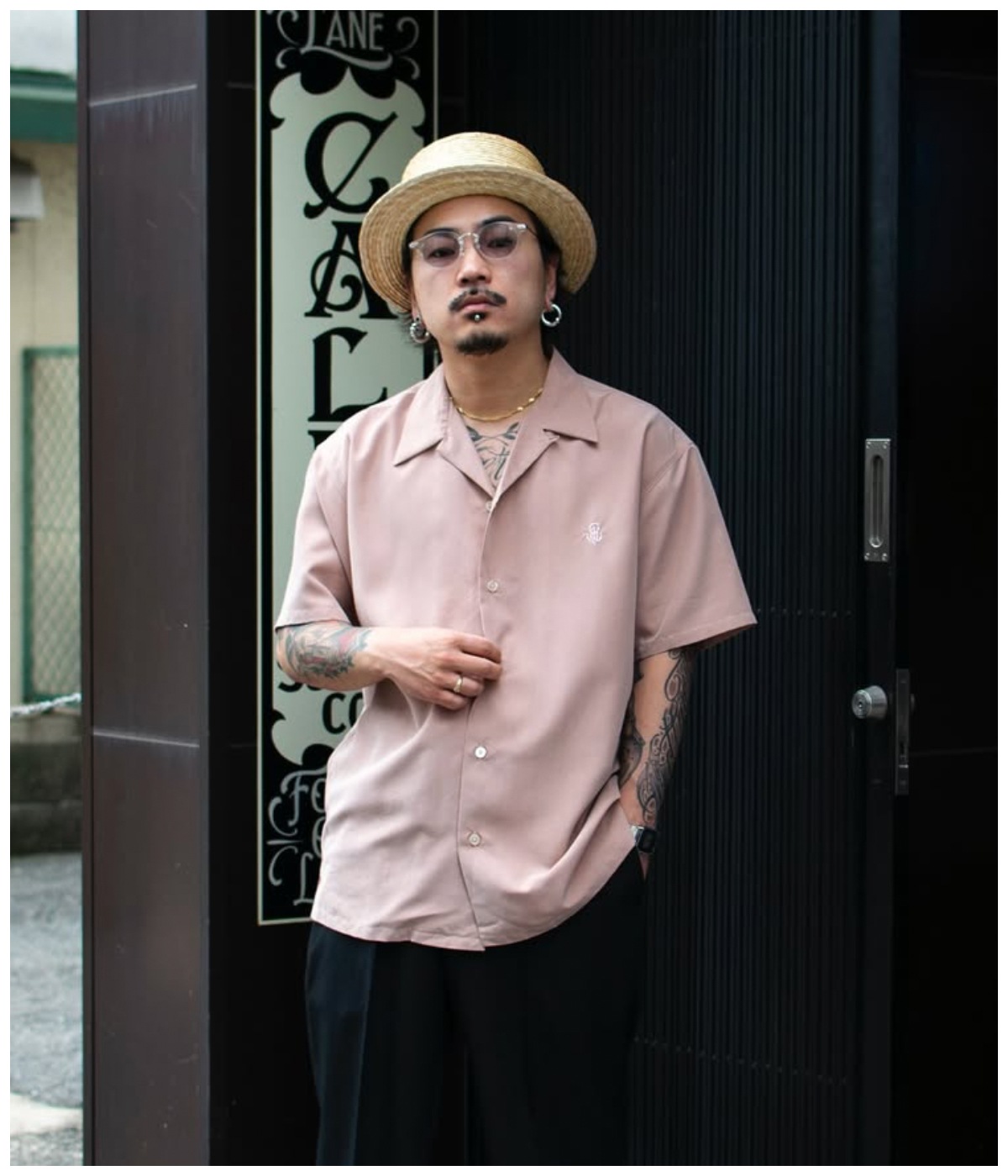 STRAW BOATER HAT【BEIGE】