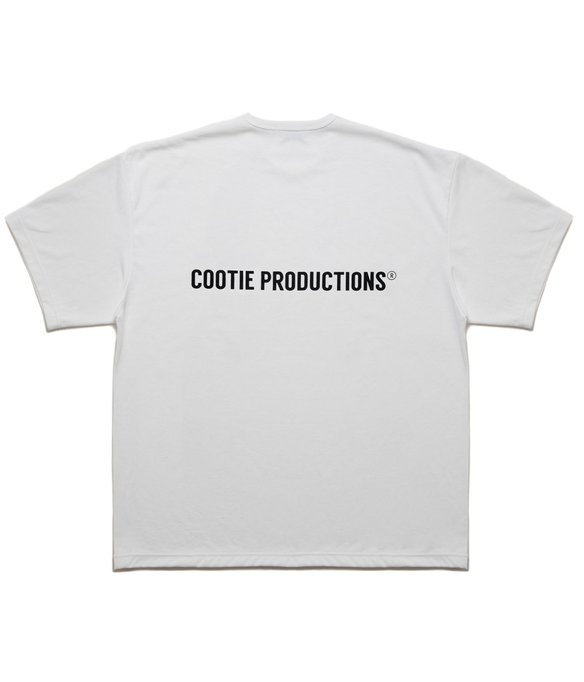 ★新品.新作25SS.COOTIE PRODUCTIONS.Dry tech.M Dry Tech Jersey Oversized S/S Tee【WHITE】｜COOTIE