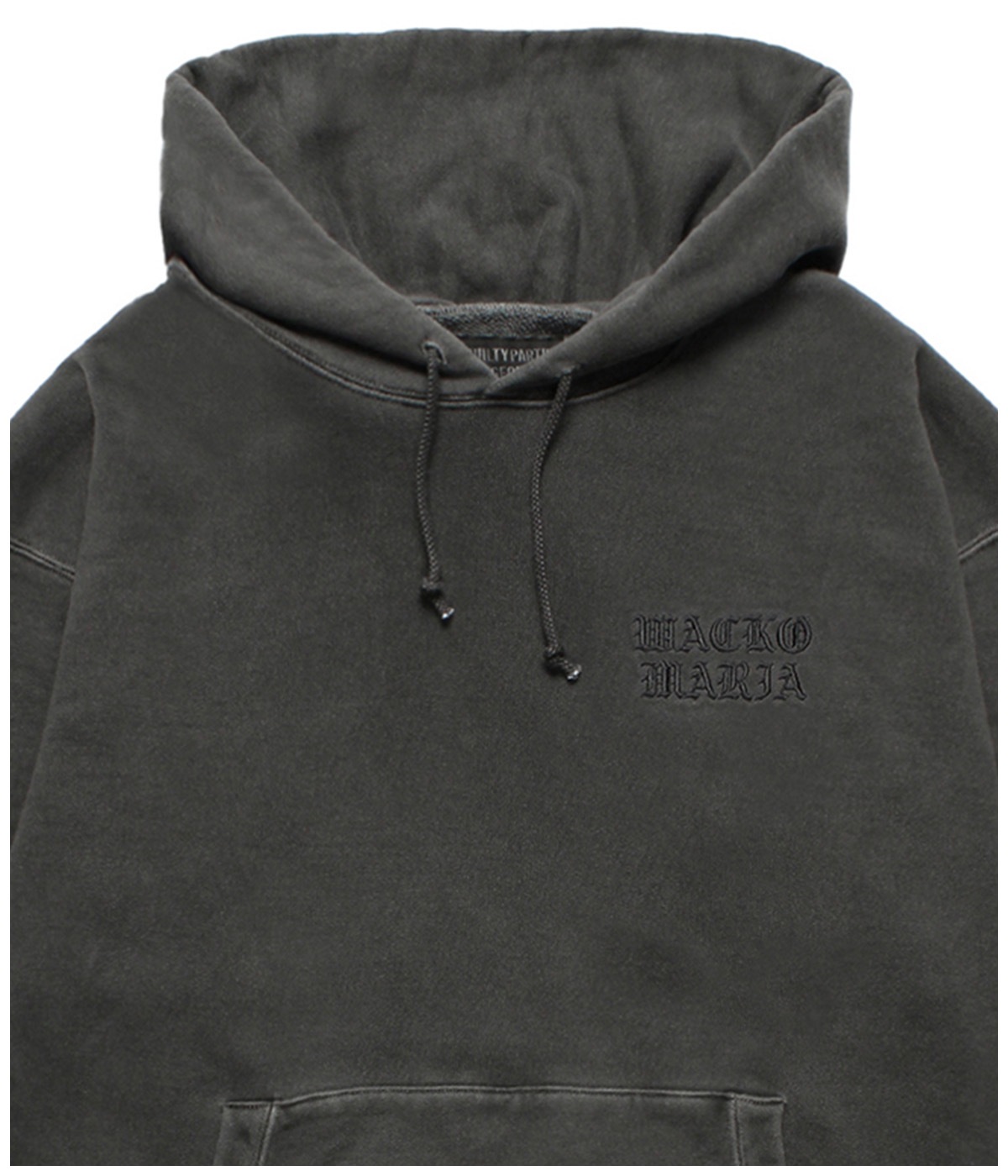 WASHED HEAVY WEIGHT HOODED SWEAT SHIRT【GRAY】｜WACKO MARIA
