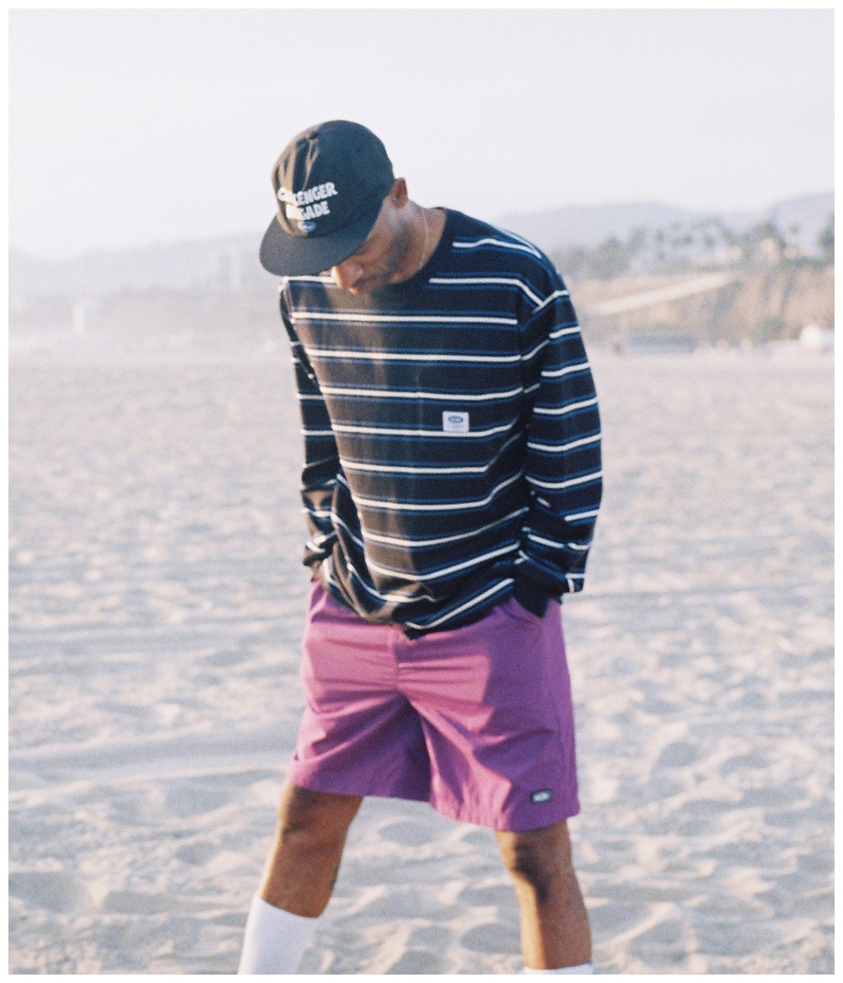 【ブラック（01）】Border Stripe Relaxed SS Tee es.1 / Border SS T-shirts