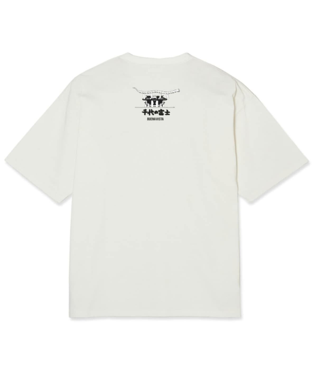 千代の富士×BUENA VISTA / El wolf solitario tee tres【WHITE】