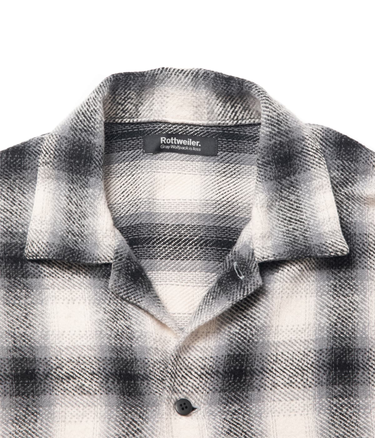 ROTTWEILER OPEN COLLAR OMBRE SHIRTS L