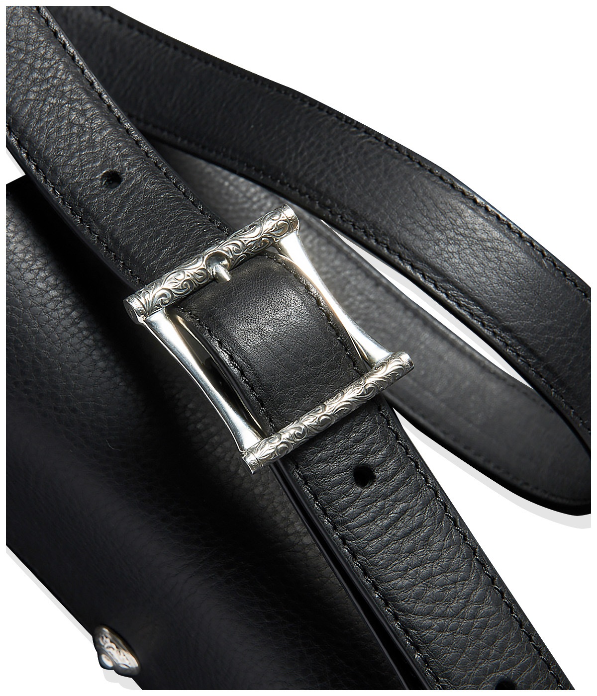 Leather Wearable Bag【BLACK】