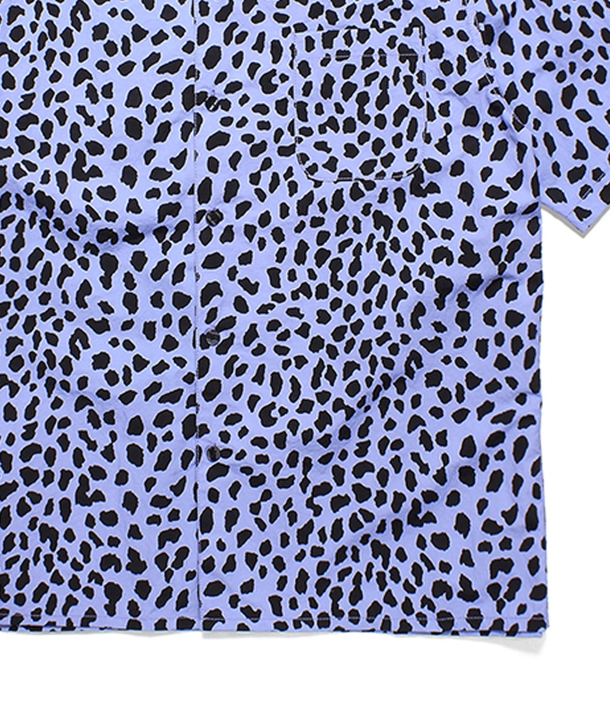 GRAMICCI / LEOPARD OPEN COLLAR SHIRT【PURPLE】｜WACKO MARIA 