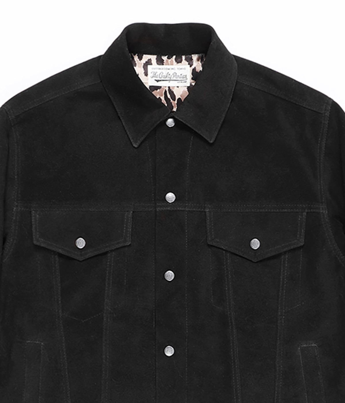 SUEDE LEATHER TRUCKER JACKET (TYPE-2)【BLACK】｜WACKO MARIA