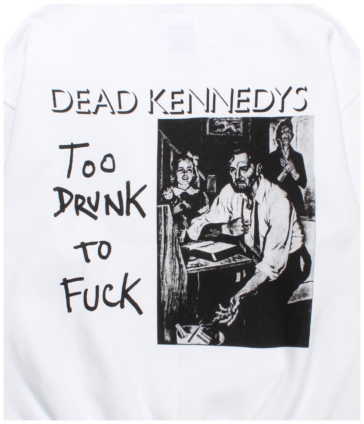 DEAD KENNEDYS / CREW NECK SWEAT SHIRT【WHITE】｜WACKO MARIA 