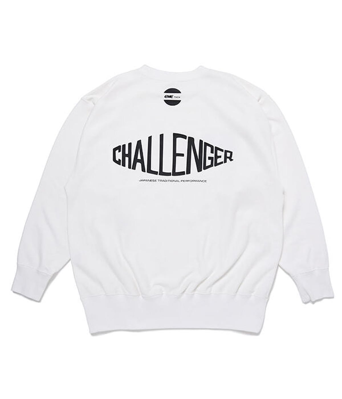 CHALLENGER スウェット XL 白ホワイト