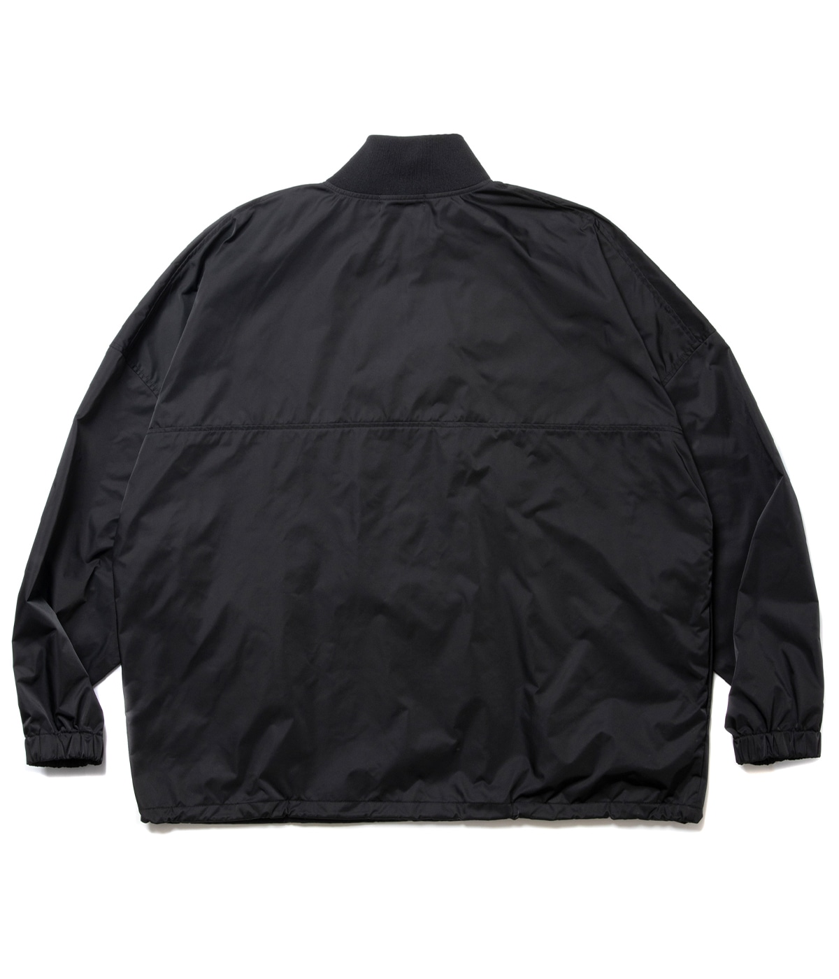 Memory Polyester Twill Half Zip Top【BLACK】｜COOTIE PRODUCTIONS  