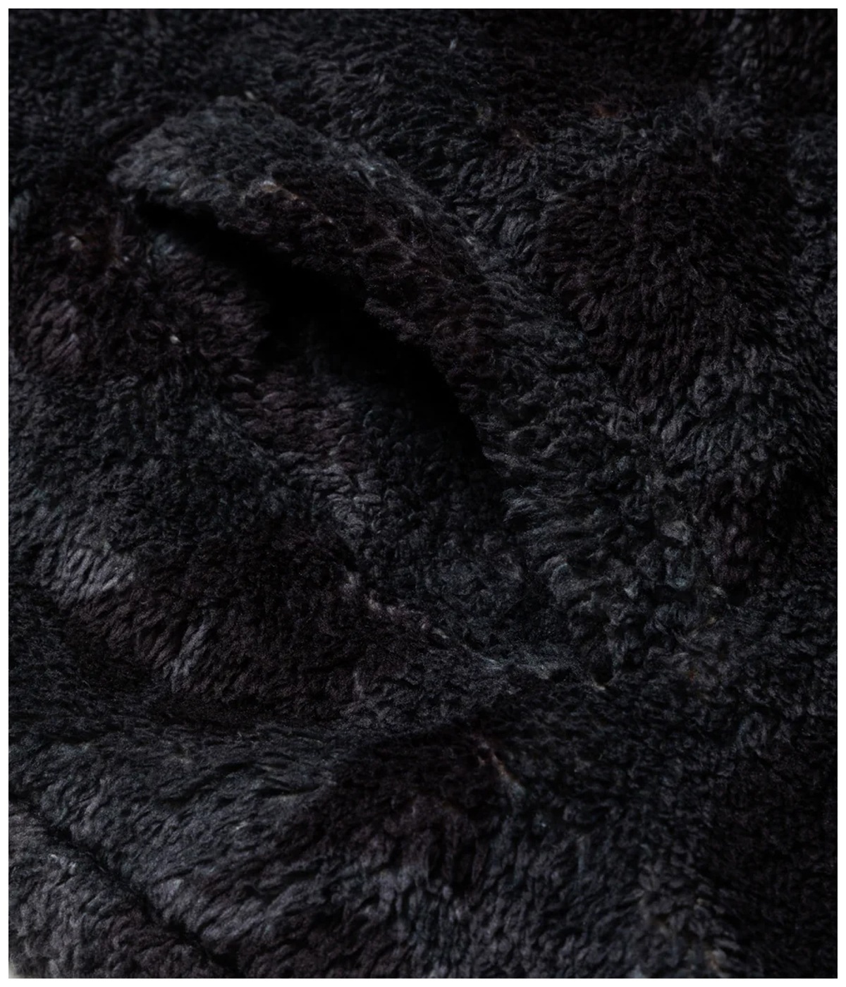 NYLON RIP FLEECE TRACK TYPE JACKET ＜SNAKE PATTERN＞【BLACK
