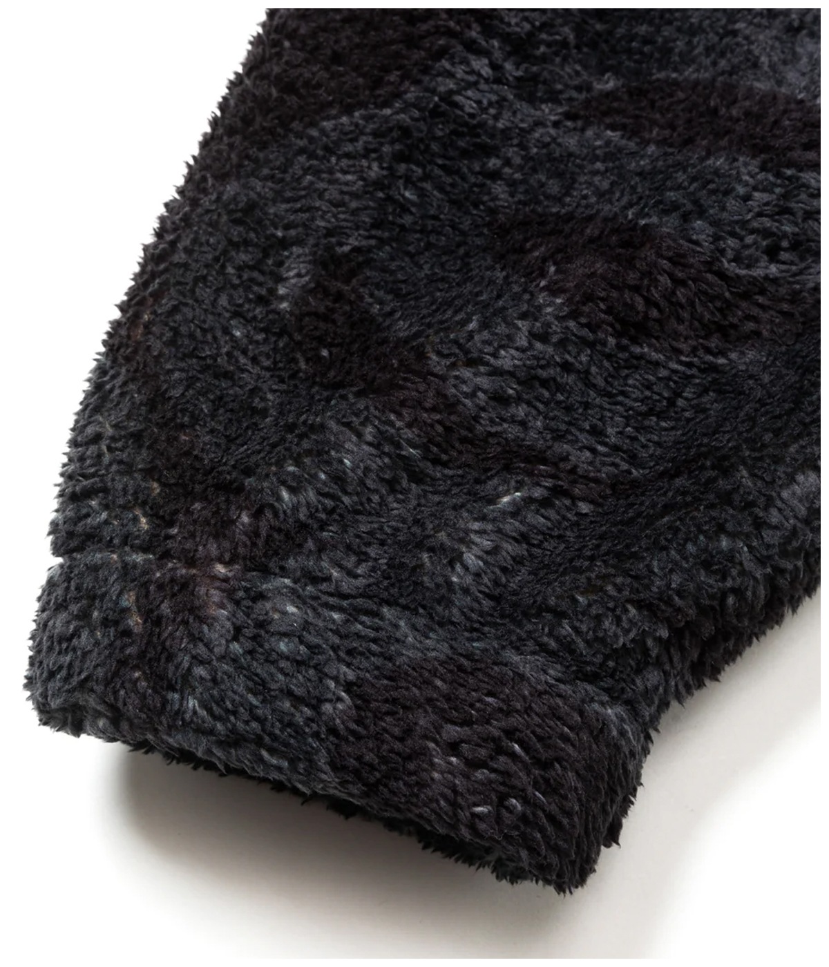 NYLON RIP FLEECE TRACK TYPE JACKET ＜SNAKE PATTERN＞【BLACK