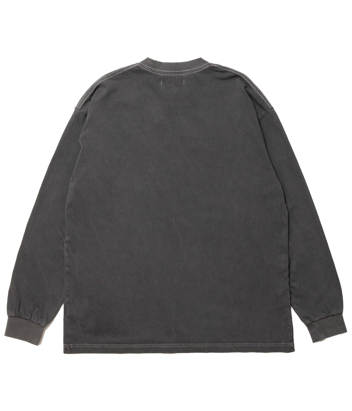 R9 PIGMENT LS TEE【CHARCOAL】