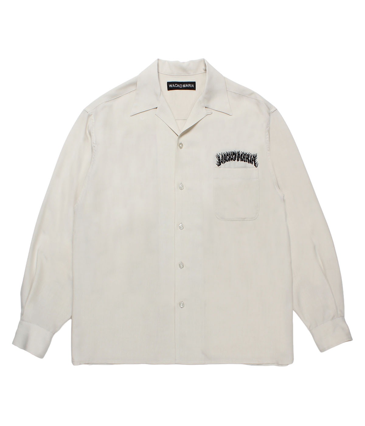 TIM LEHI / 50'S OPEN COLLAR SHIRT (TYPE-2)【IVORY】