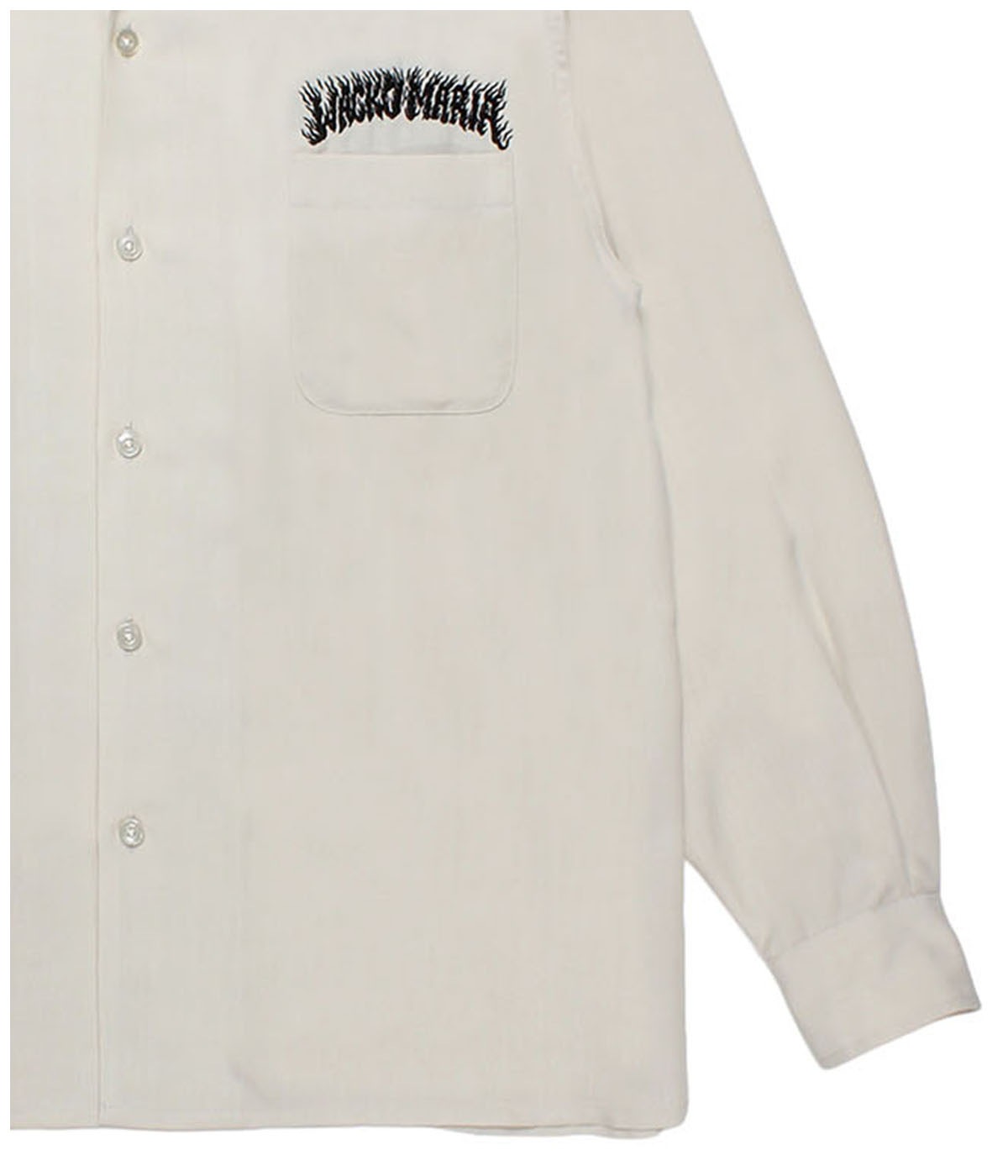 TIM LEHI / 50'S OPEN COLLAR SHIRT (TYPE-2)【IVORY】