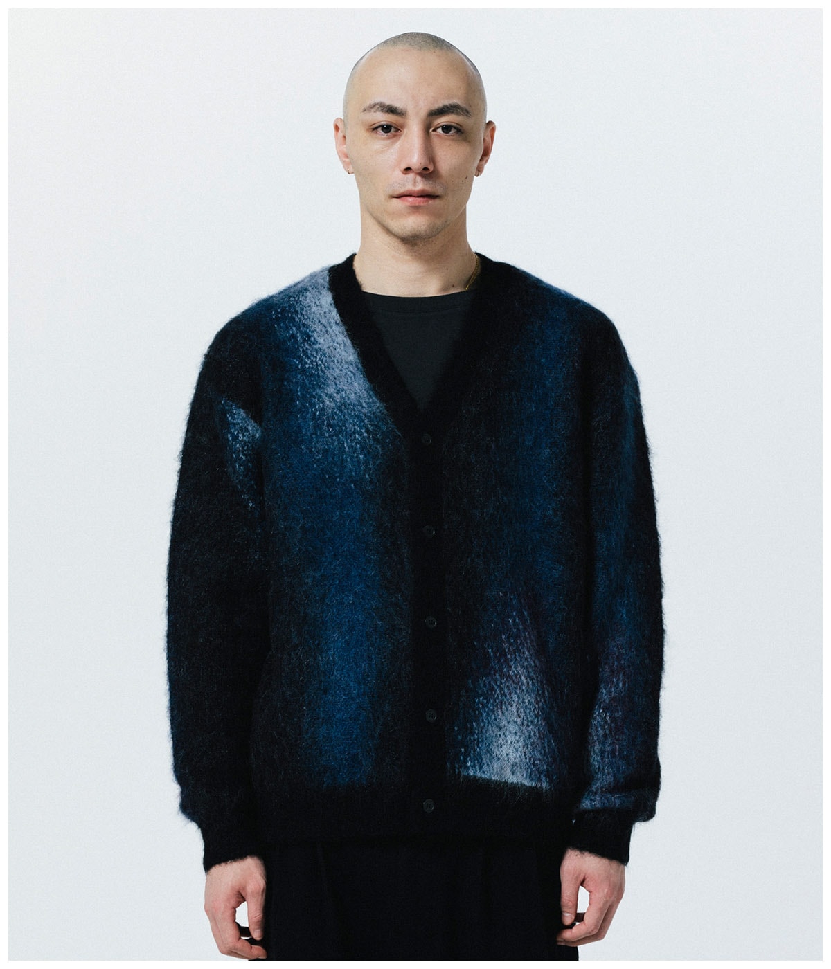 PATERNED CARDIGAN【NAVY】｜ROTTWEILER｜MELTING POT（正規取扱店・通販）