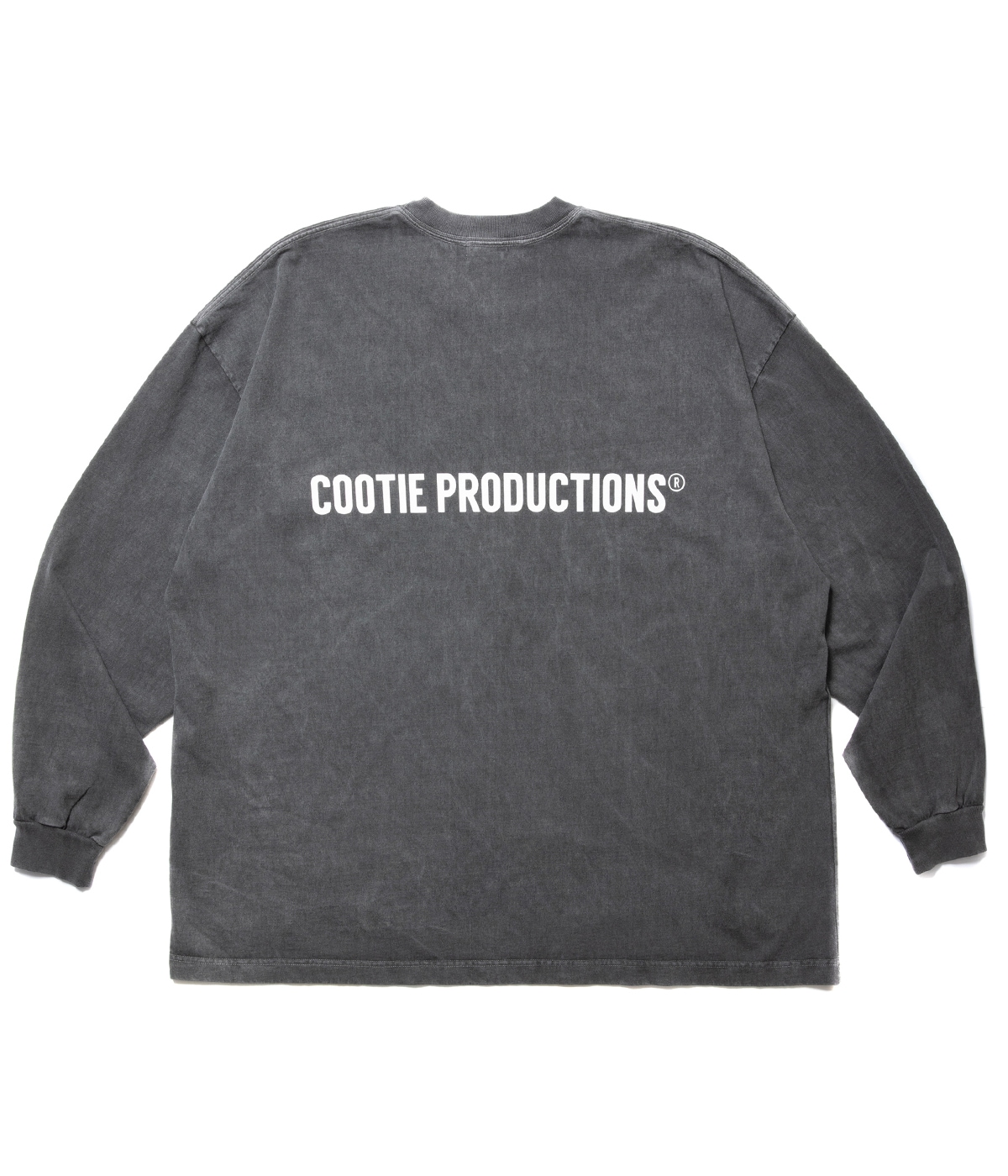 Pigment Dyed L/S Tee【BLACK】｜COOTIE PRODUCTIONS®︎｜MELTING POT