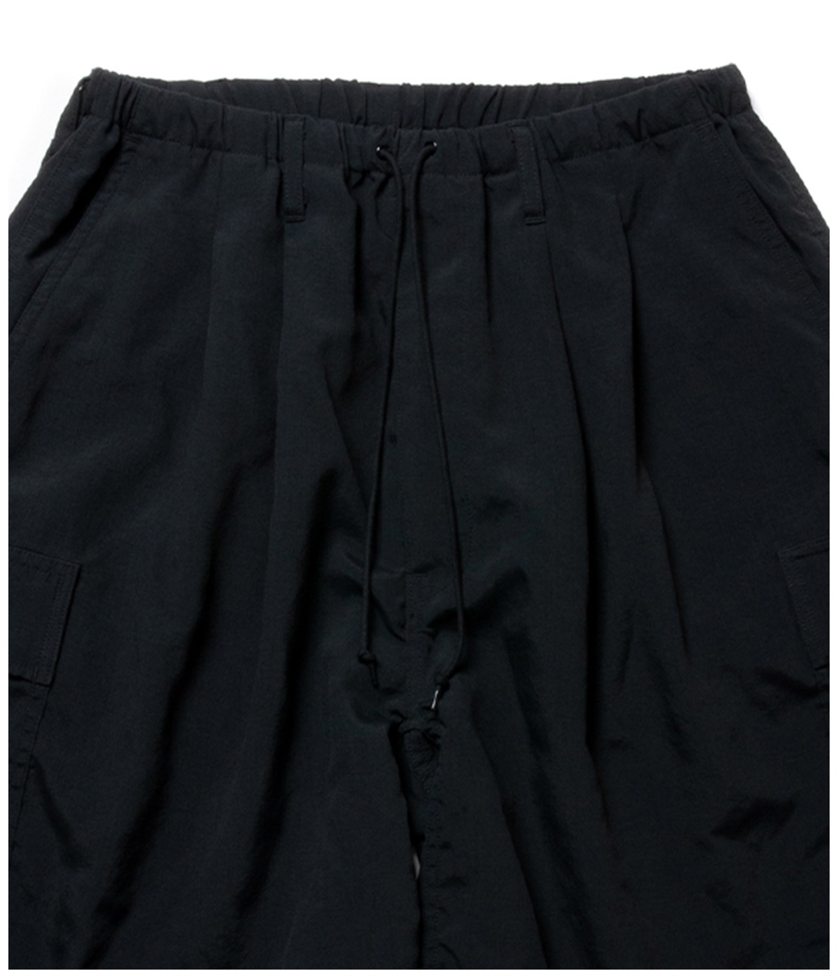 Polyester Canvas Error Fit Cargo Easy Shorts【BLACK】｜COOTIE 