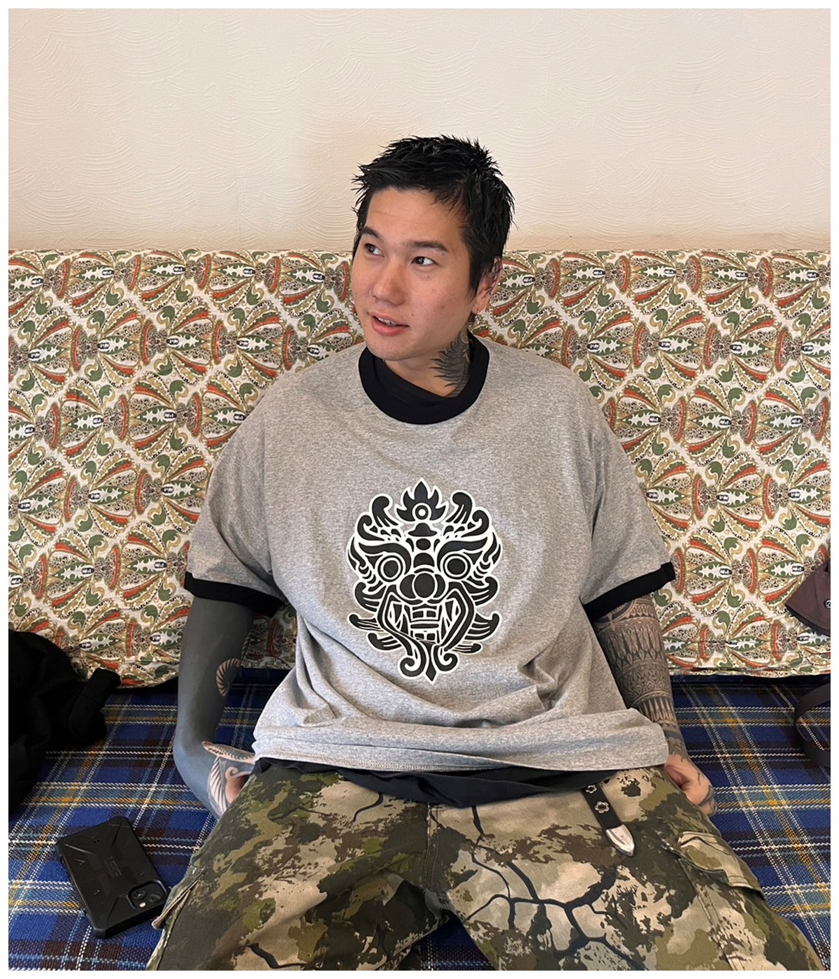 RICHARD T SHIRT【GRAY】｜exodus brand™｜MELTING POT（正規取扱店 