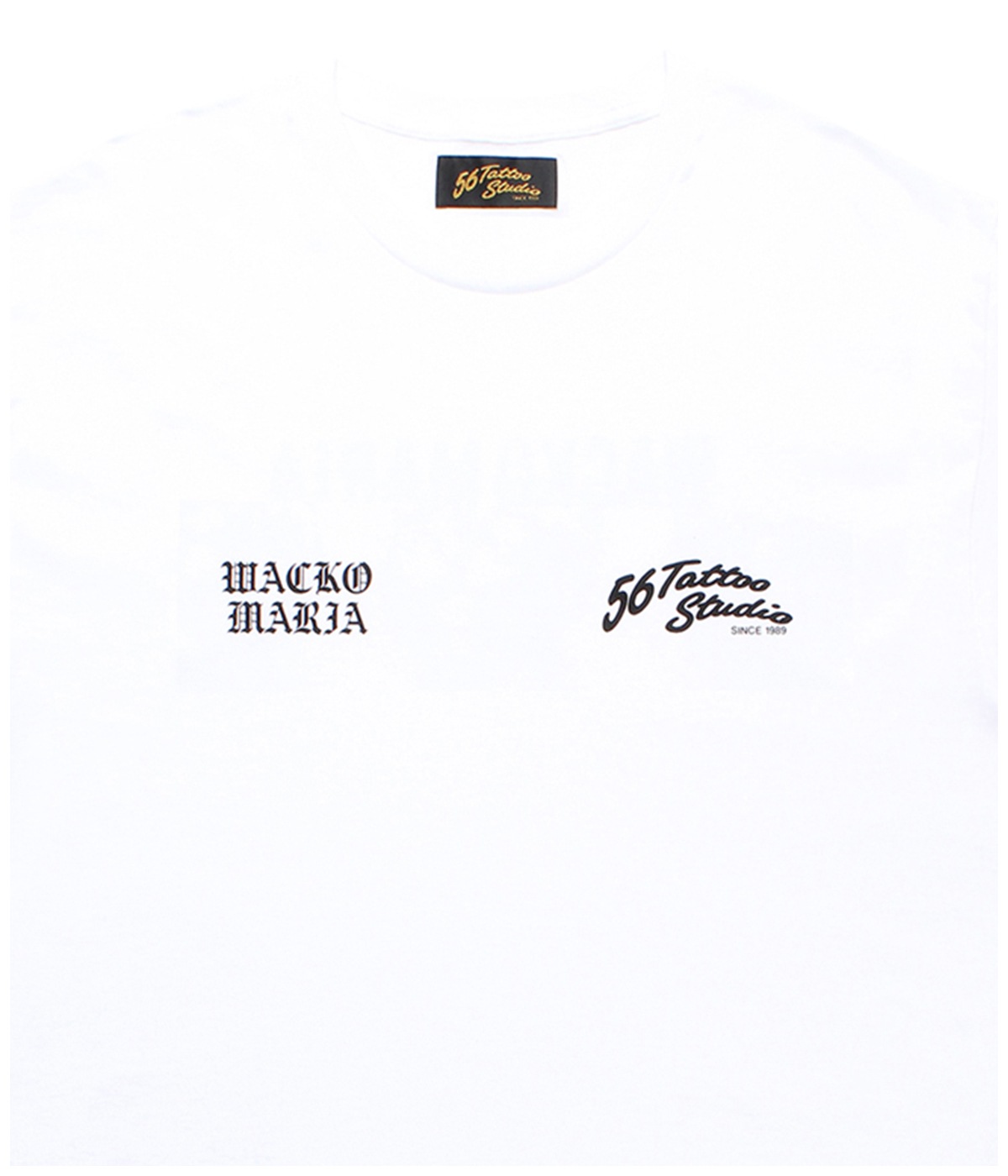 56 TATTOO STUDIO / LONG SLEEVE T-SHIRT【WHITE】｜WACKO MARIA