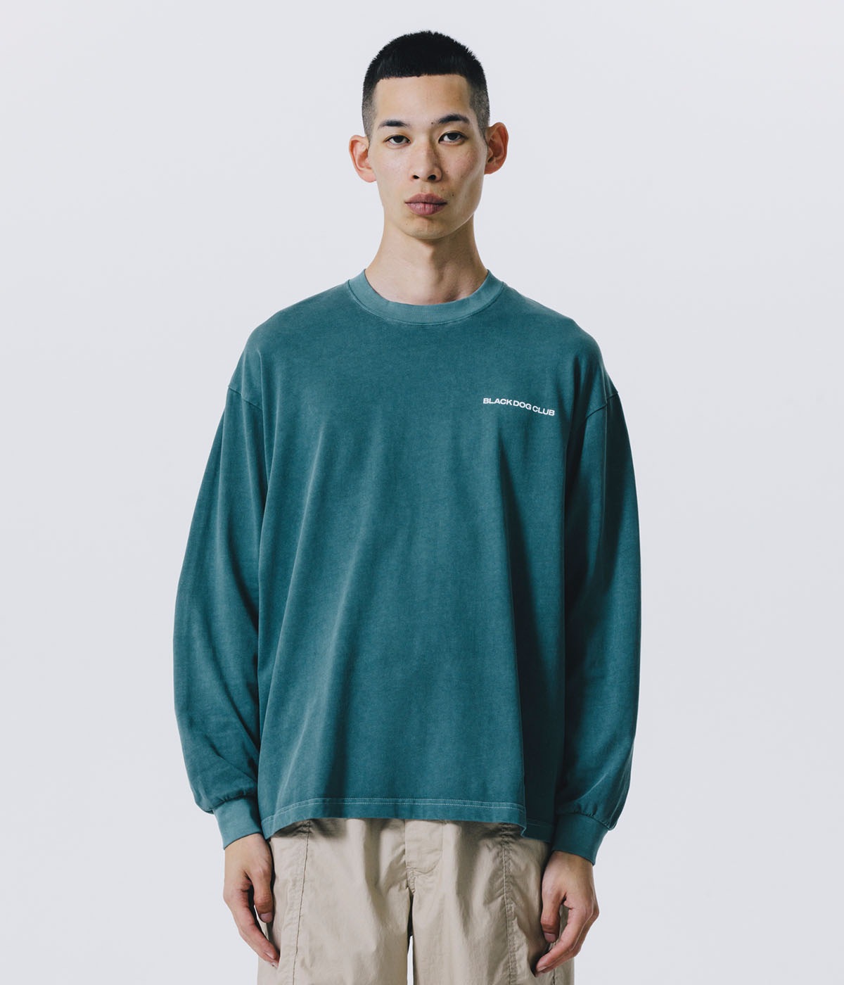 R9 PIGMENT LS TEE【GREEN】