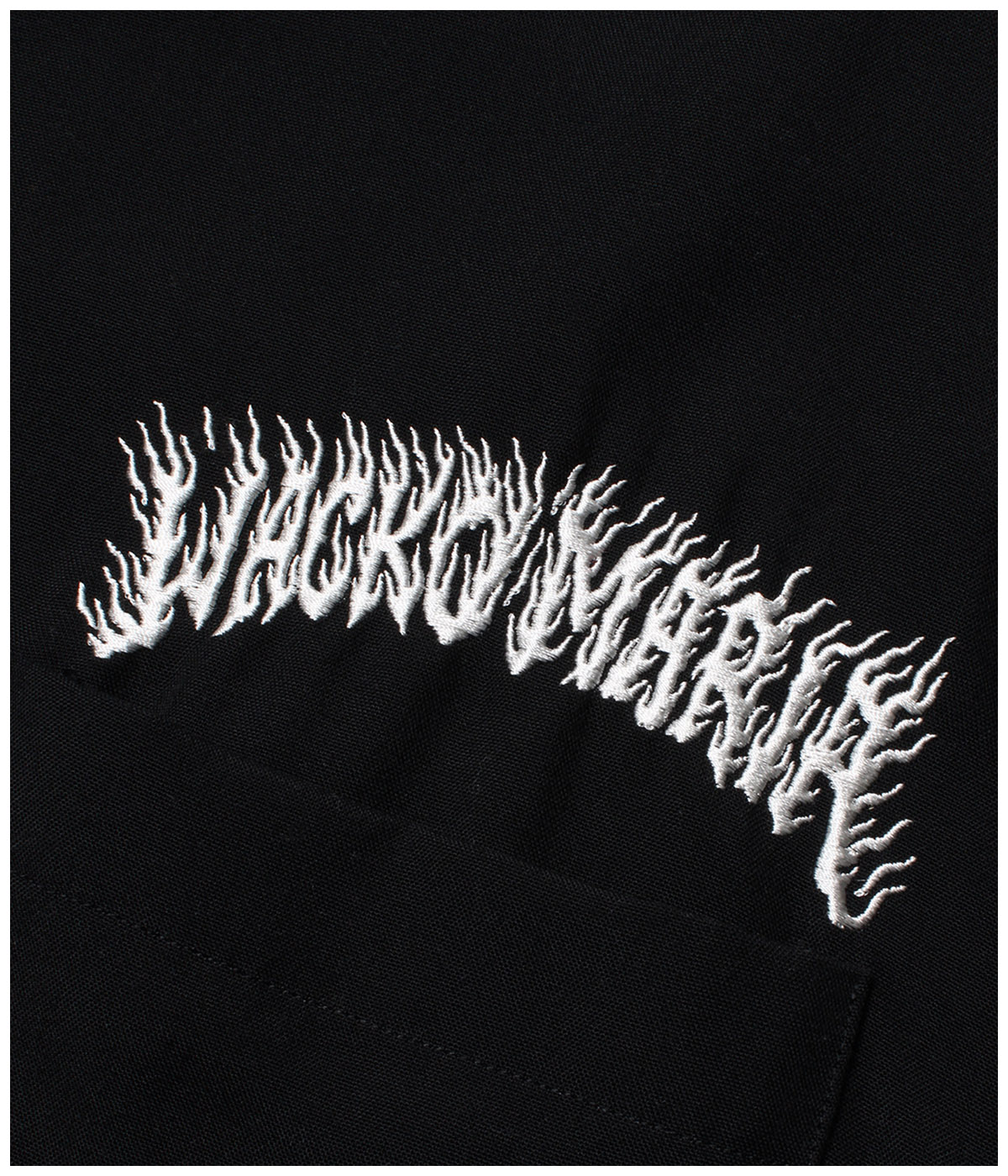 TIM LEHI / 50'S OPEN COLLAR SHIRT (TYPE-2)【BLACK】