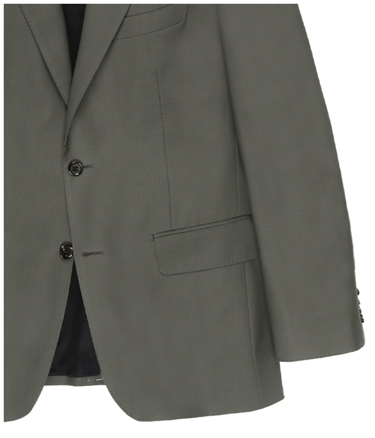 DORMEUIL / SINGLE BREASTED JACKET (TYPE-5)【GRAY】