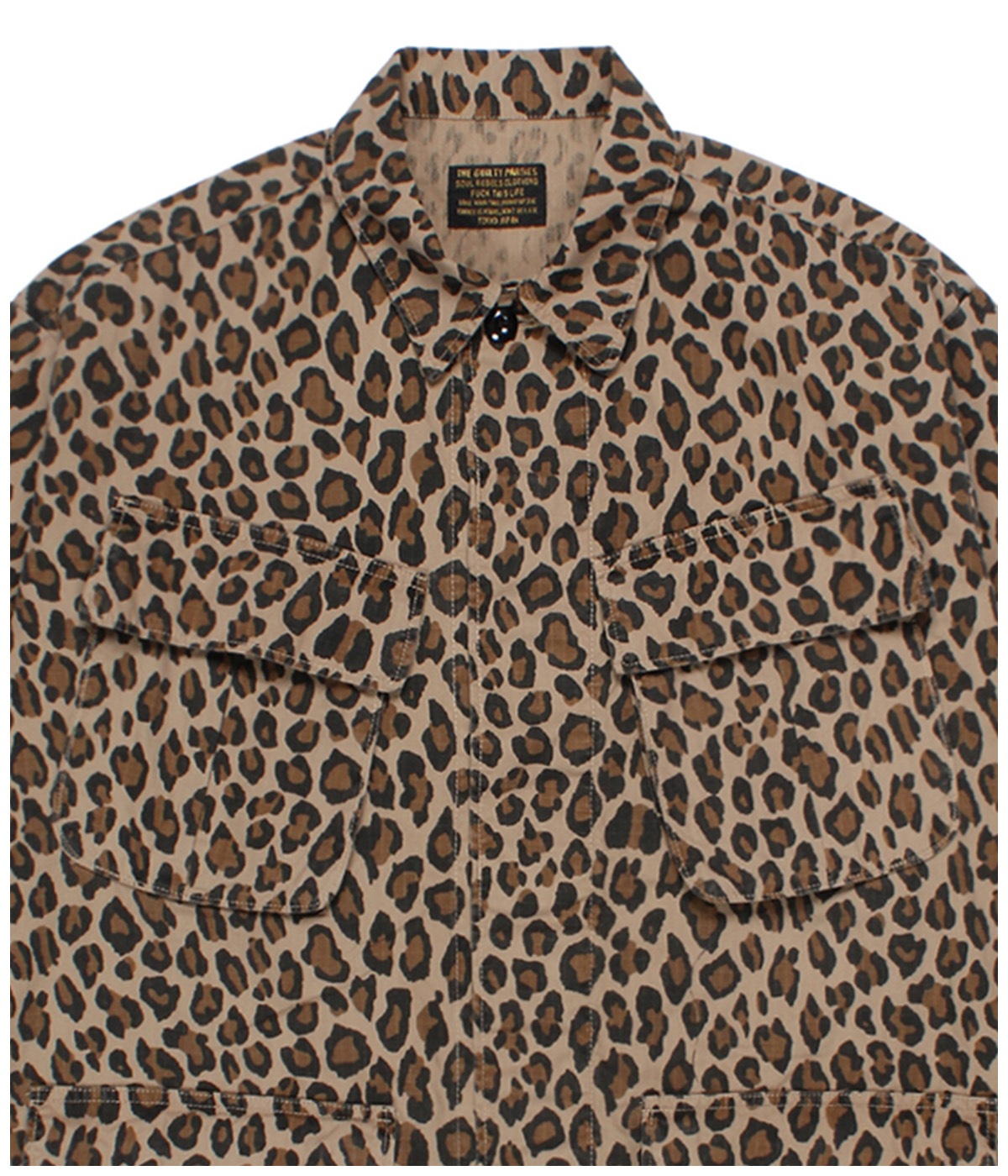 LEOPARD FATIGUE JACKET (TYPE-1)【BEIGE】｜WACKO MARIA｜MELTING POT