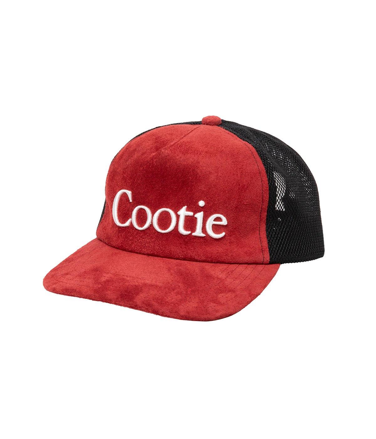 COOTIE　「Suede 5 Panel Mesh Cap」 Suede 5 Panel Mesh Cap【RED】｜COOTIE PRODUCTIONS®︎｜MELTING POT