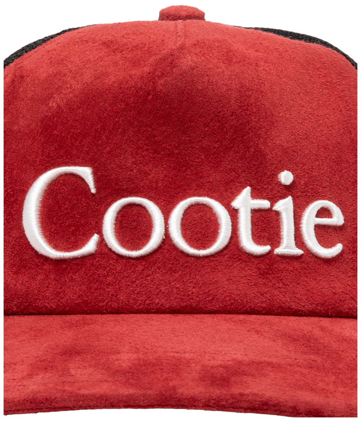 Suede 5 Panel Mesh Cap【RED】｜COOTIE PRODUCTIONS®︎｜MELTING POT