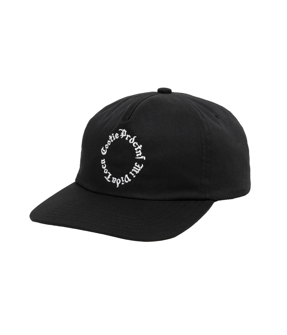 T/C Twill 5 Panel Cap【BLACK】