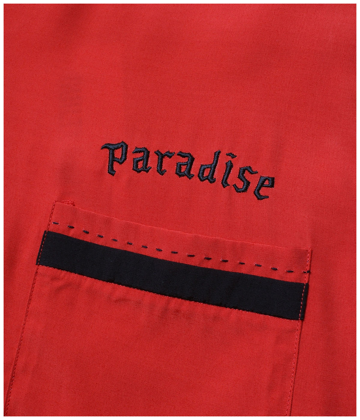 50'S OPEN COLLAR SHIRT【RED】