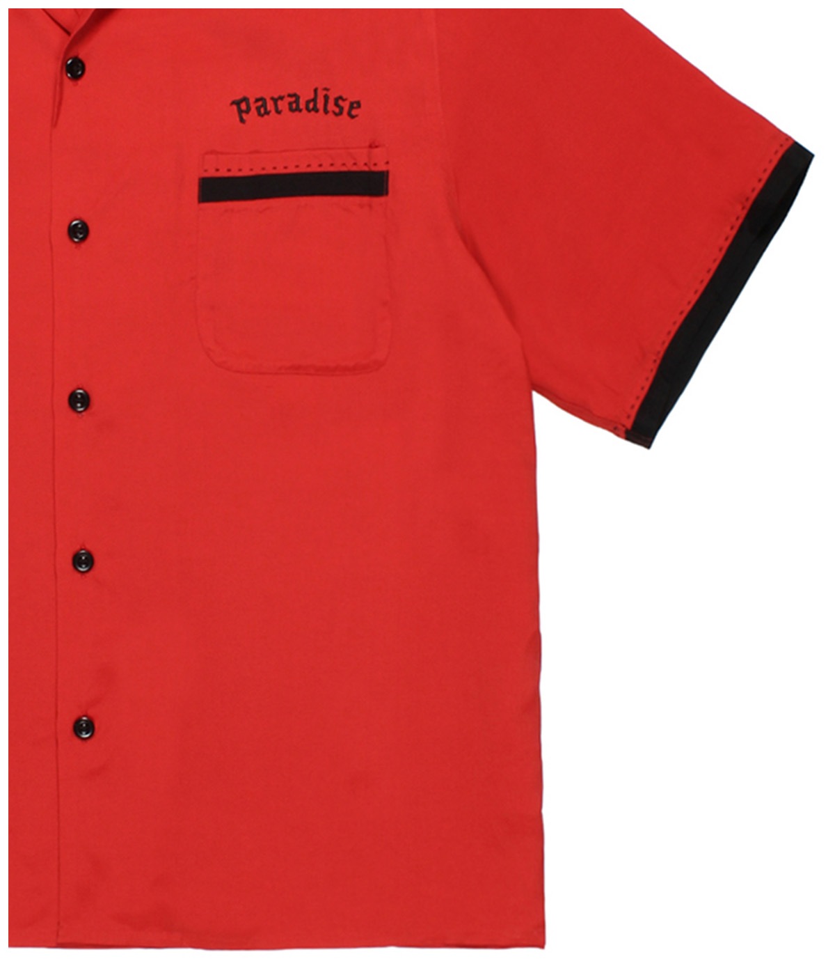 50'S OPEN COLLAR SHIRT【RED】｜WACKO MARIA｜MELTING POT（正規取扱