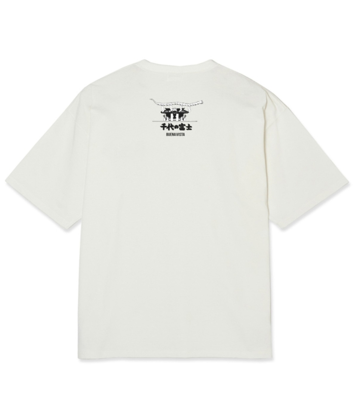 千代の富士×BUENA VISTA / El wolf solitario tee dos【WHITE】