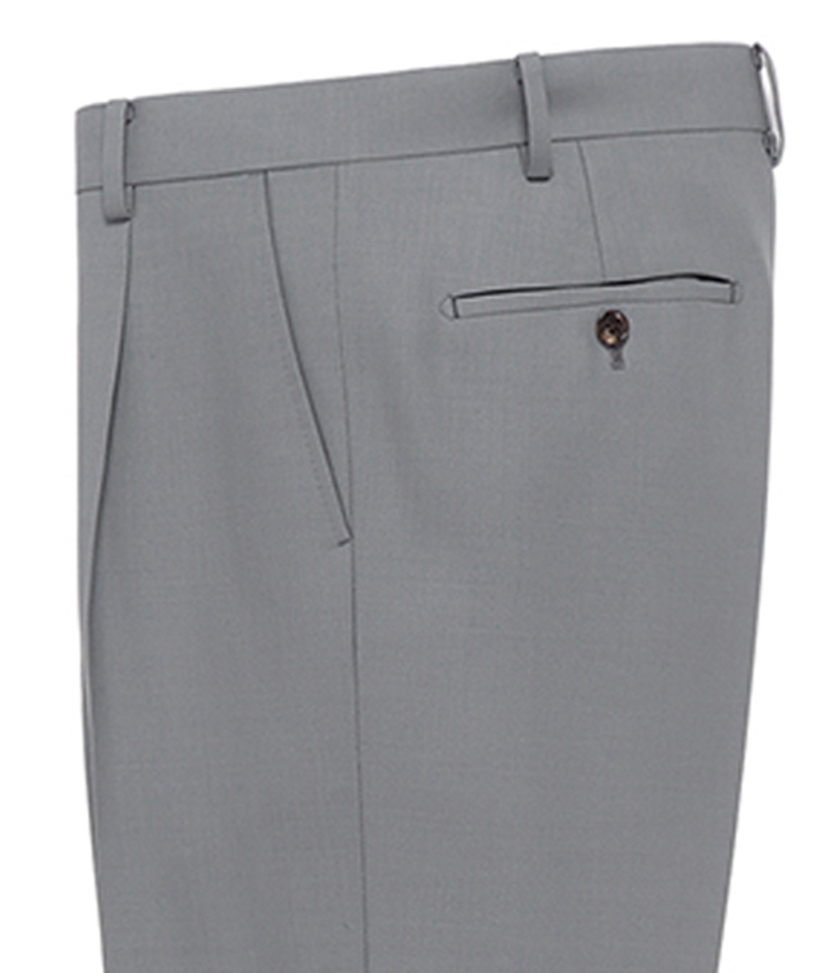 DORMEUIL / PLEATED TROUSERS (TYPE-1)【GRAY】