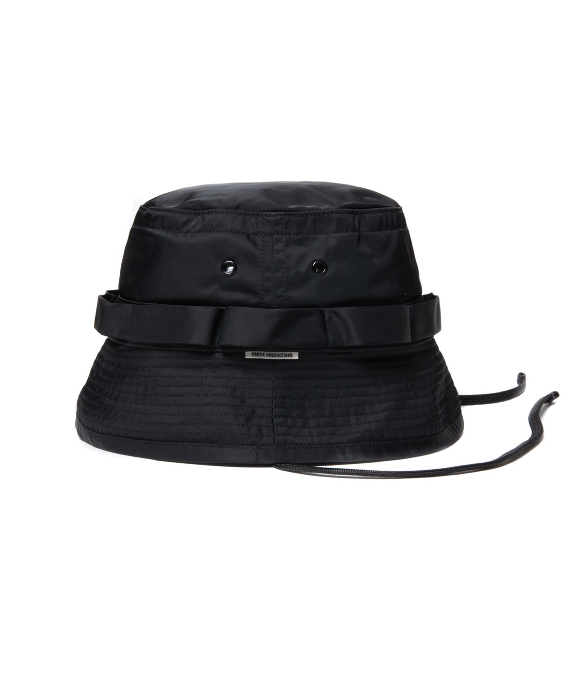 Memory Polyester Twill Boonie Hat【BLACK】