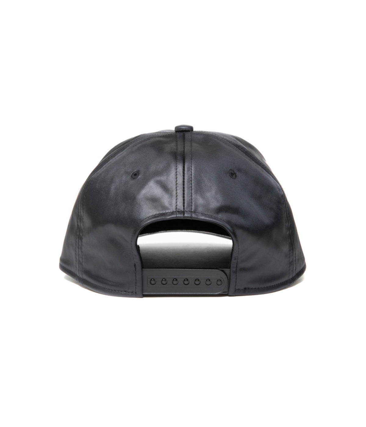 Coated Satin 5 Panel Cap(Black×Red) Damp Coated Satin 5 Panel Cap【BLACK×RED】｜COOTIE