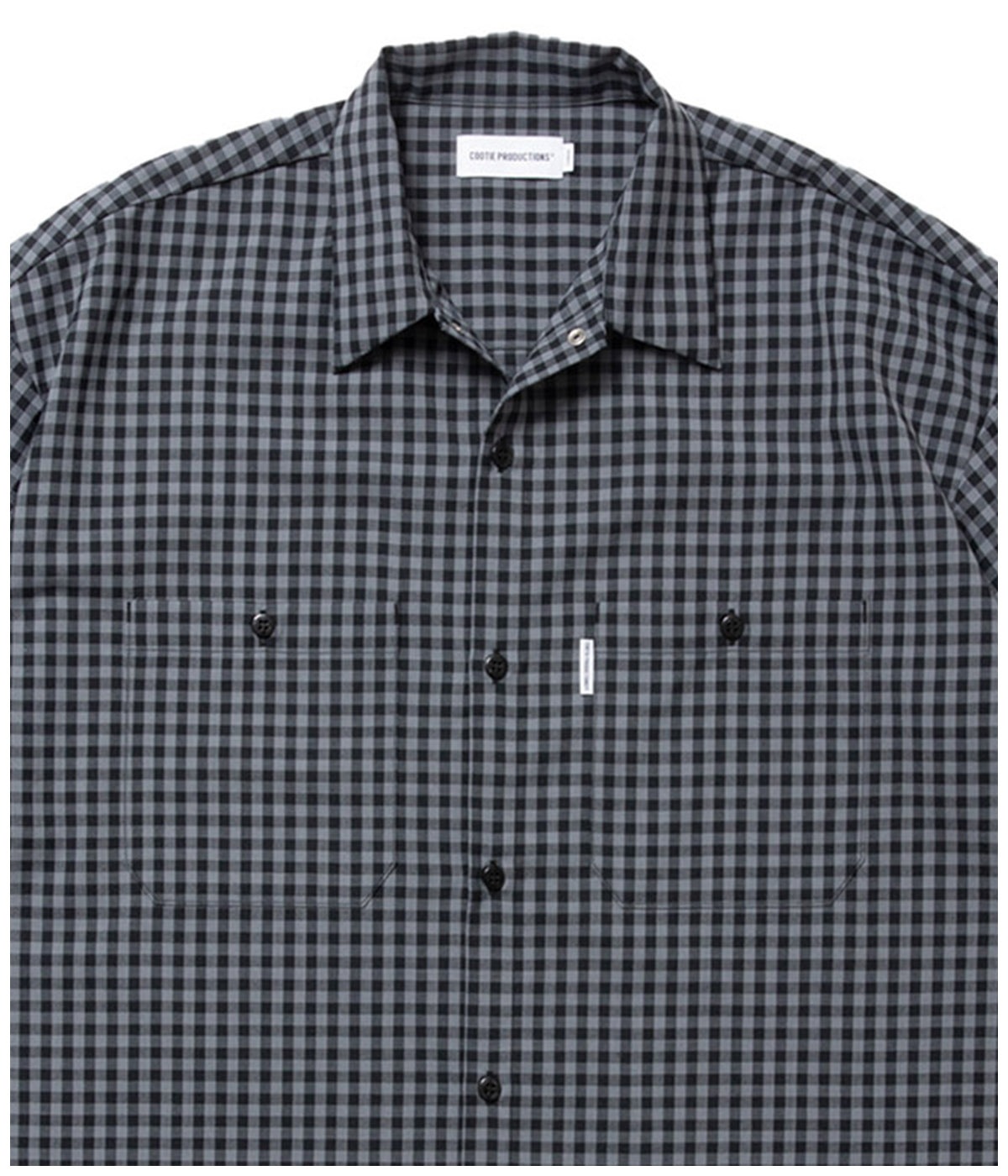 T/W Work L/S Shirt【GINGHAM CHECK】｜COOTIE PRODUCTIONS