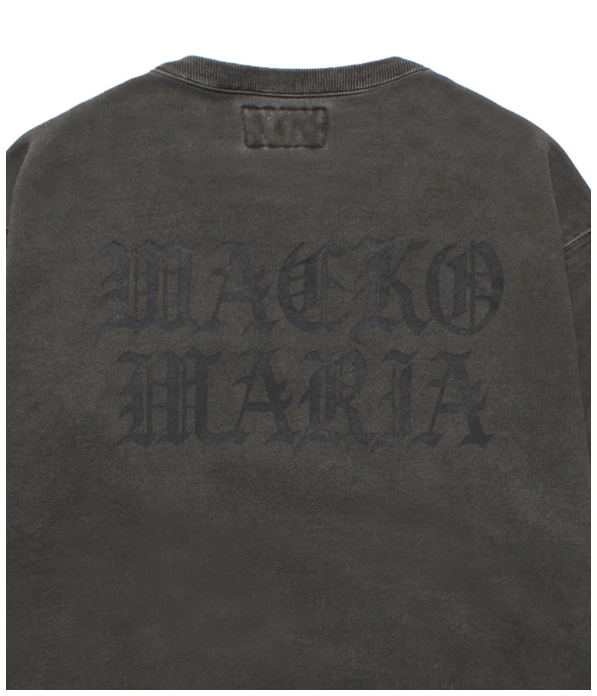 DEATH ROW RECORDS / GARMENT DYED SWEAT SHIRT【GRAY】｜WACKO MARIA